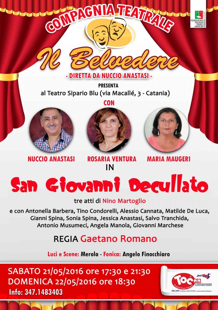 Locandina San Giovanni Decullato