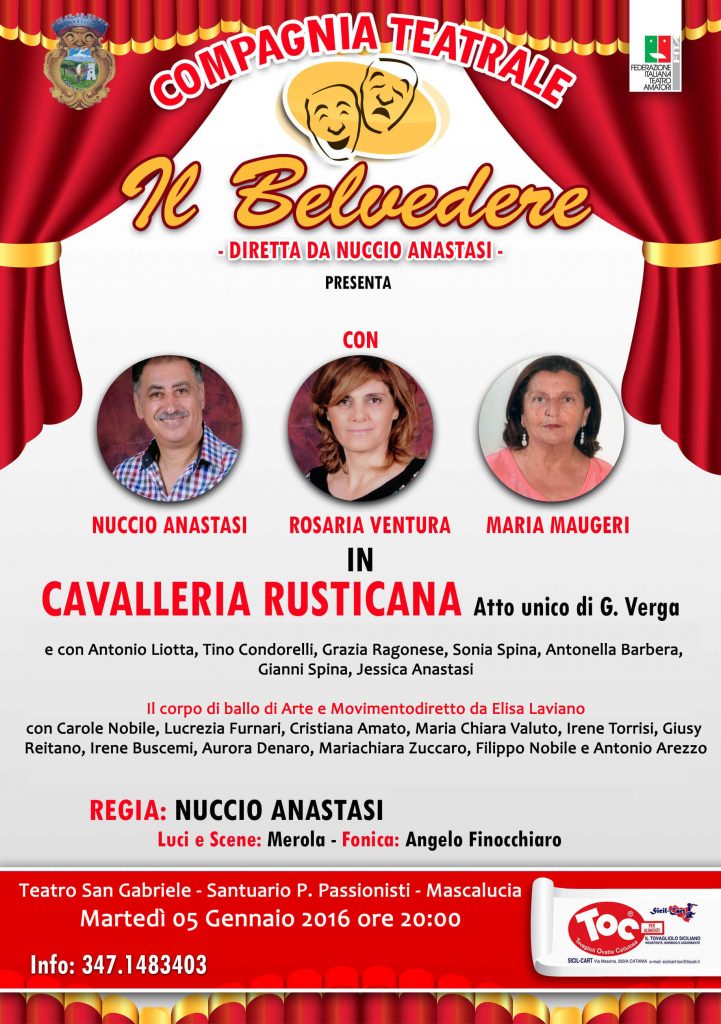 locandina cavalleria rusticana
